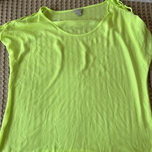Belle Sky L Sunny Lime Top